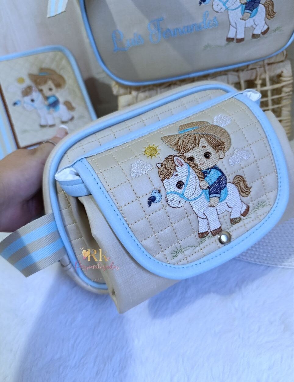 Necessaire com Trocador Acoplado