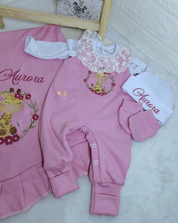 Saida Maternidade Gola Renda Modelo Feminino