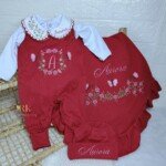 Saida Maternidade Gola Bordada Modelo Unisex