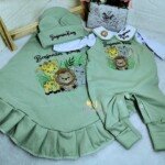 Saida Maternidade Gola Bordada Modelo Unisex